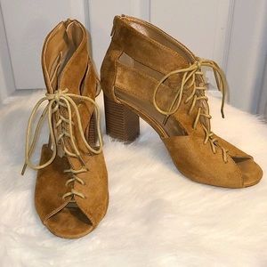 Charlotte Russe Wooden Heel Sandals